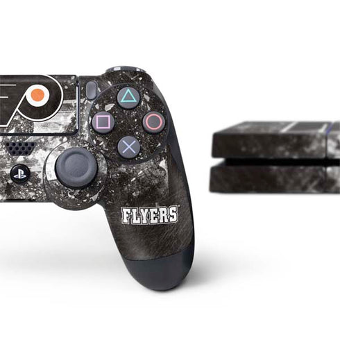 NHL Philadelphia Flyers Frozen PS4 Console and Controller Bundle Skin