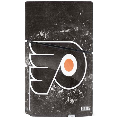 NHL Philadelphia Flyers Frozen PS5 Slim Disk Console Skin