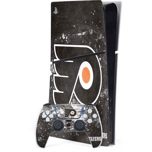 NHL Philadelphia Flyers Frozen PS5 Slim Digital Edition Console Skin