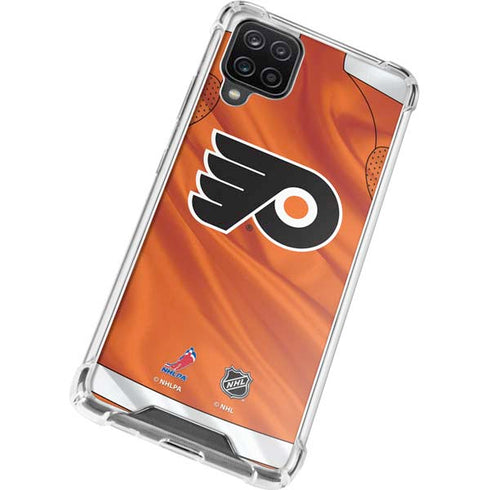 NHL Philadelphia Flyers Jersey Galaxy A12 Clear Case