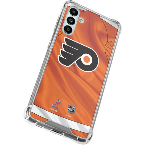 NHL Philadelphia Flyers Jersey Galaxy A13 5G Clear Case