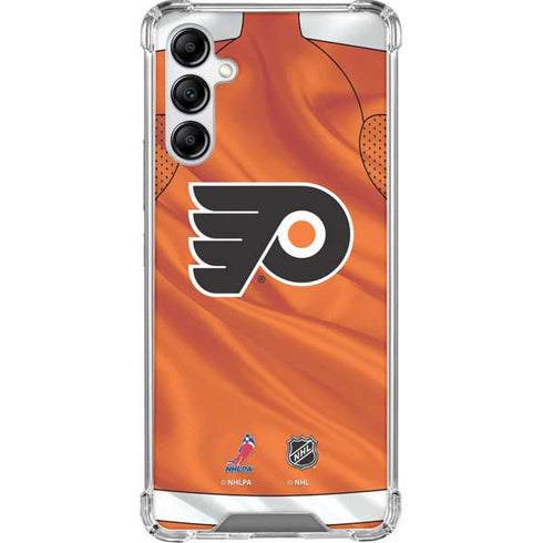 NHL Philadelphia Flyers Jersey Galaxy A14 5G Clear Case