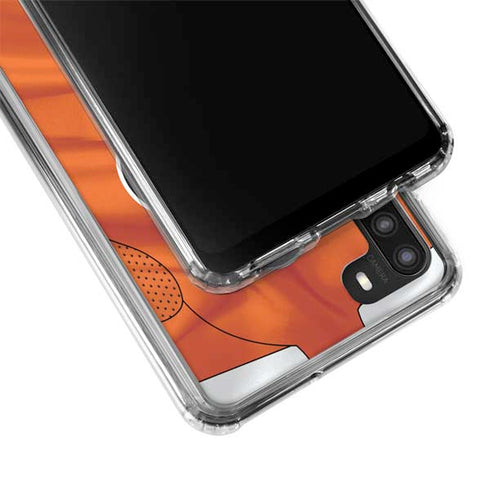NHL Philadelphia Flyers Jersey Galaxy A21 Clear Case
