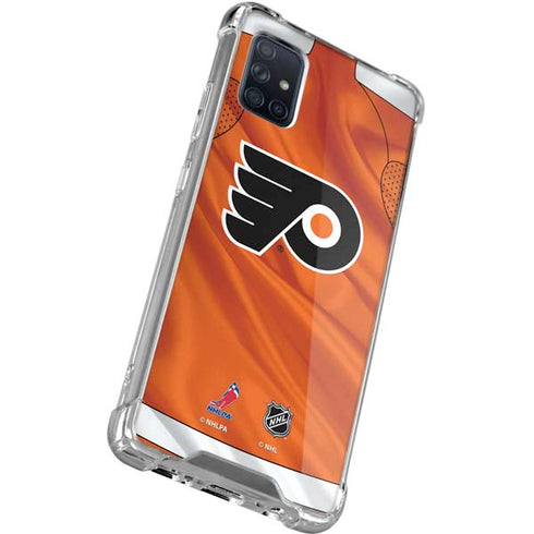 NHL Philadelphia Flyers Jersey Galaxy A71 5G Clear Case