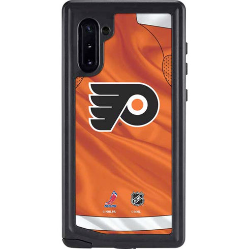 NHL Philadelphia Flyers Jersey Galaxy Note 10 Waterproof Case