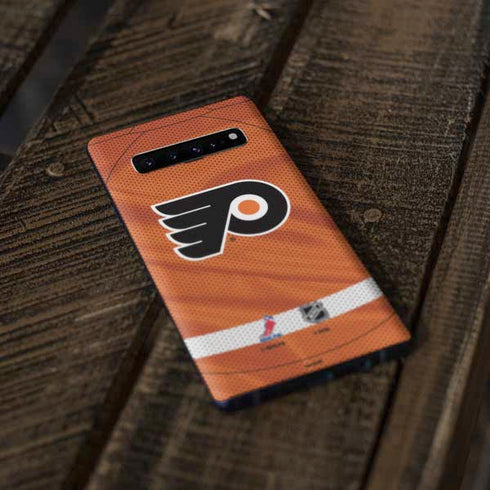 NHL Philadelphia Flyers Jersey Galaxy S10 Skin