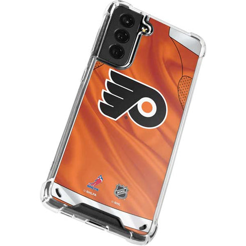 NHL Philadelphia Flyers Jersey Galaxy S21 Plus 5G Clear Case