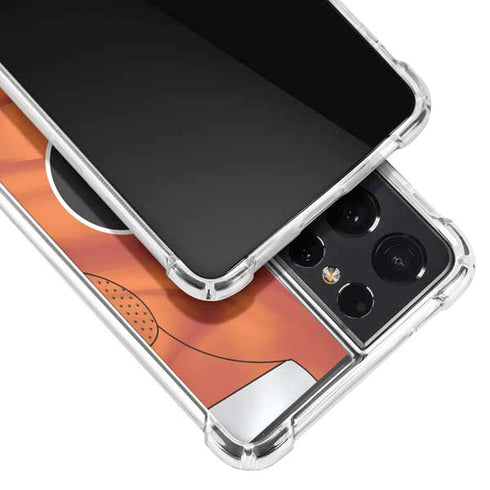 NHL Philadelphia Flyers Jersey Galaxy S21 Ultra 5G Clear Case