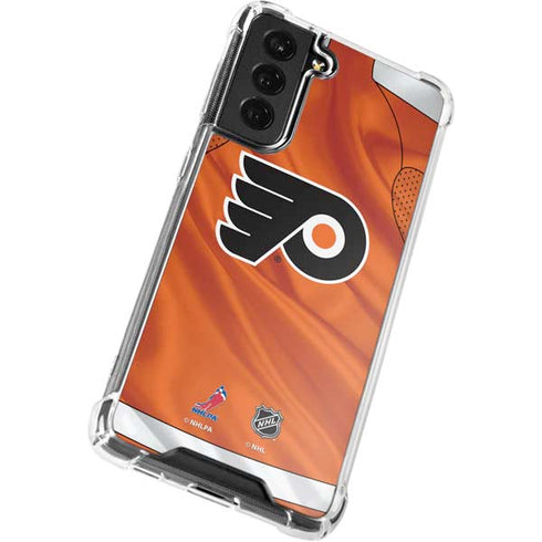 NHL Philadelphia Flyers Jersey Galaxy S22 Plus Clear Case