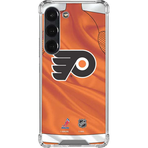 NHL Philadelphia Flyers Jersey Galaxy S23 Clear Case