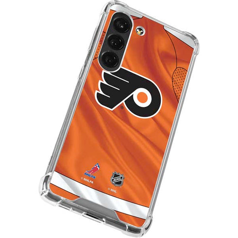 NHL Philadelphia Flyers Jersey Galaxy S23 Clear Case