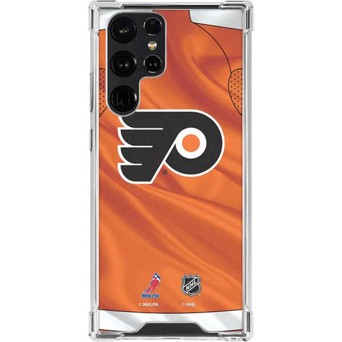 NHL Philadelphia Flyers Jersey Galaxy S24 Ultra Clear Case
