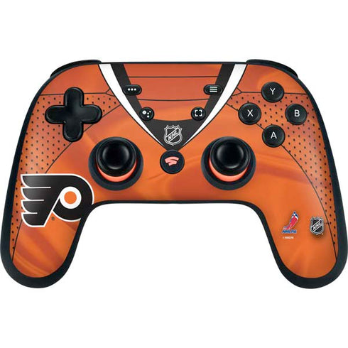 NHL Philadelphia Flyers Jersey Google Stadia Controller Skin