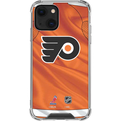 NHL Philadelphia Flyers Jersey iPhone 13 Mini Clear Case