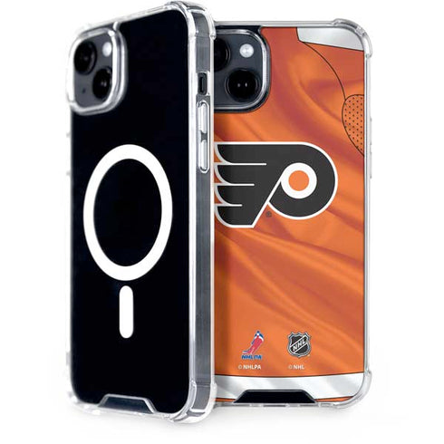 NHL Philadelphia Flyers Jersey iPhone 15 Plus MagSafe Case