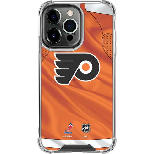 NHL Philadelphia Flyers Jersey iPhone 14 Pro Clear Case