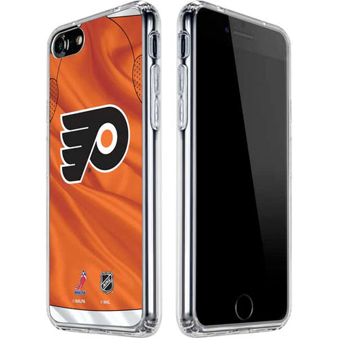 NHL Philadelphia Flyers Jersey iPhone SE (2nd & 3rd Gen) Clear Case