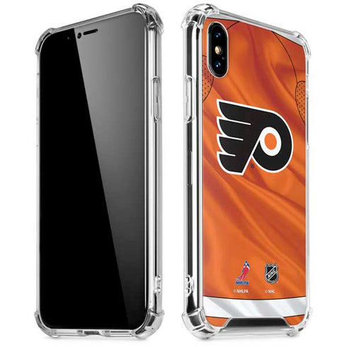 NHL Philadelphia Flyers Jersey iPhone XS Max Clear Case