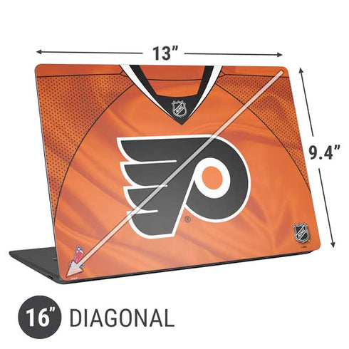 NHL Philadelphia Flyers Jersey Universal Laptop 16in (13 x 9.4in) Skin