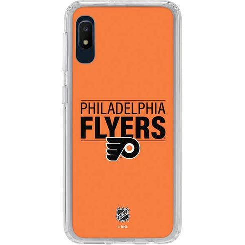 NHL Philadelphia Flyers Lineup Galaxy A10e Clear Case