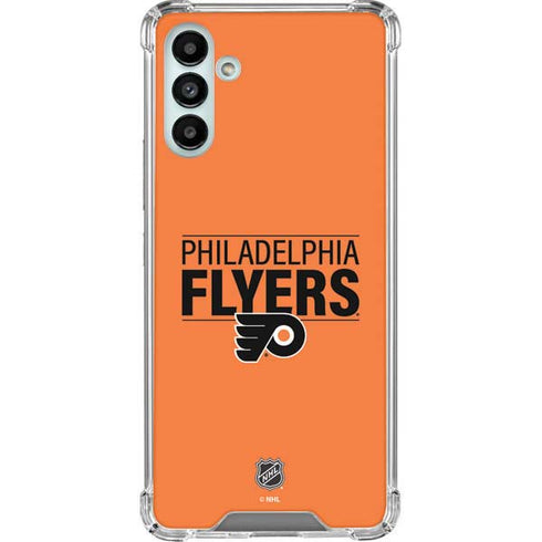 NHL Philadelphia Flyers Lineup Galaxy A13 5G Clear Case