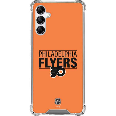 NHL Philadelphia Flyers Lineup Galaxy A14 5G Clear Case