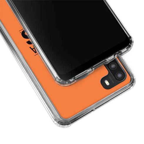 NHL Philadelphia Flyers Lineup Galaxy A21 Clear Case