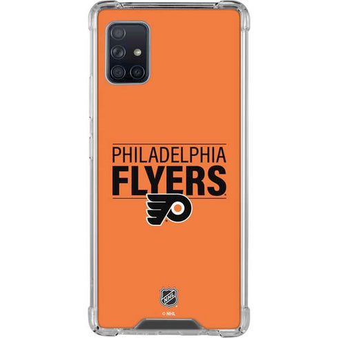 NHL Philadelphia Flyers Lineup Galaxy A51 5G Clear Case