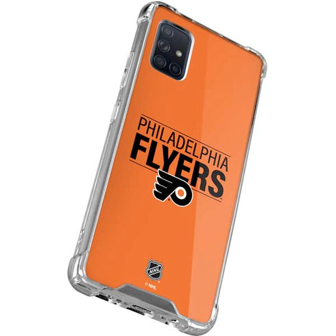 NHL Philadelphia Flyers Lineup Galaxy A51 5G Clear Case