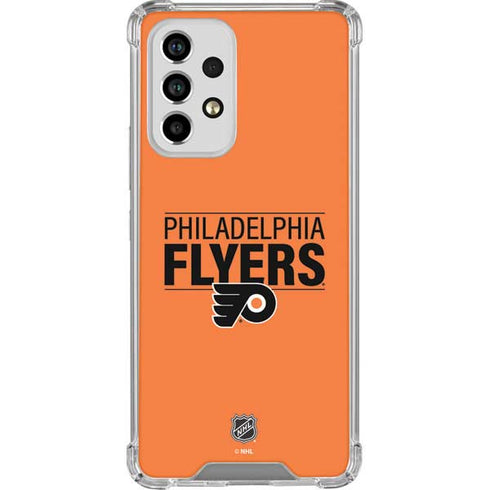 NHL Philadelphia Flyers Lineup Galaxy A53 5G Clear Case