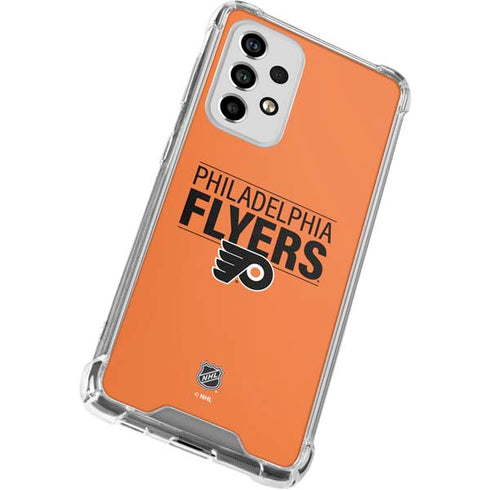 NHL Philadelphia Flyers Lineup Galaxy A53 5G Clear Case