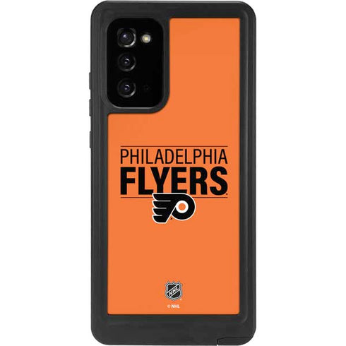 NHL Philadelphia Flyers Lineup Galaxy Note20 5G Waterproof Case