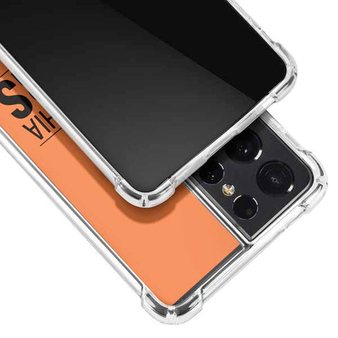 NHL Philadelphia Flyers Lineup Galaxy S21 Ultra 5G Clear Case