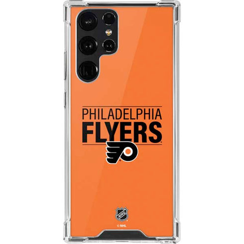 NHL Philadelphia Flyers Lineup Galaxy S22 Ultra Clear Case