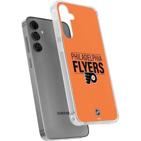 NHL Philadelphia Flyers Lineup Galaxy S24 Plus Clear Case