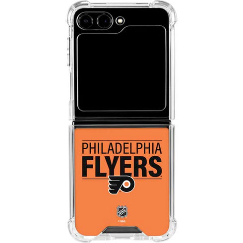 NHL Philadelphia Flyers Lineup Galaxy Z Flip5 5G Clear Case