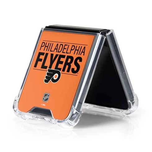 NHL Philadelphia Flyers Lineup Galaxy Z Flip5 5G Clear Case