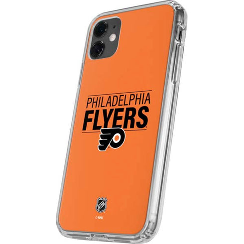 NHL Philadelphia Flyers Lineup iPhone 11 Clear Case