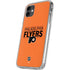 NHL Philadelphia Flyers Lineup iPhone 11 Clear Case