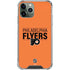 NHL Philadelphia Flyers Lineup iPhone 12 Pro Clear Case
