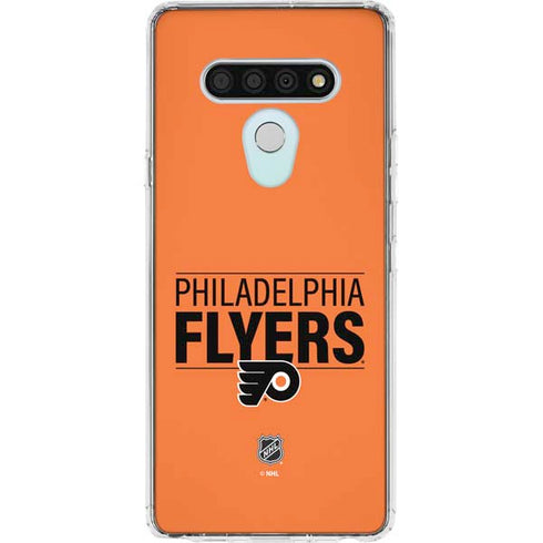 NHL Philadelphia Flyers Lineup LG Stylo 6 Clear Case