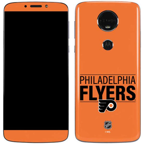 NHL Philadelphia Flyers Lineup Moto E5 Plus Skin