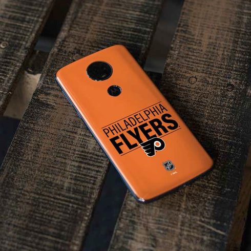 NHL Philadelphia Flyers Lineup Moto E5 Plus Skin