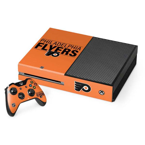 NHL Philadelphia Flyers Lineup Xbox One Console and Controller Bundle Skin