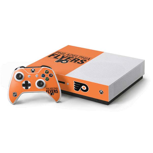 NHL Philadelphia Flyers Lineup Xbox One S Console and Controller Bundle Skin