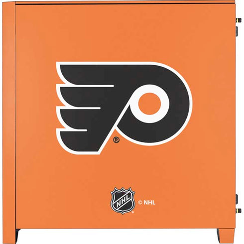 NHL Philadelphia Flyers Logo Corsair 4000D Tempered Glass Mid-Tower ATX Case Skin