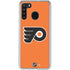 NHL Philadelphia Flyers Logo Galaxy A21 Clear Case
