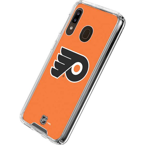 NHL Philadelphia Flyers Logo Galaxy A30 Clear Case