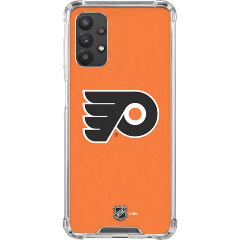 NHL Philadelphia Flyers Logo Galaxy A32 5G Clear Case