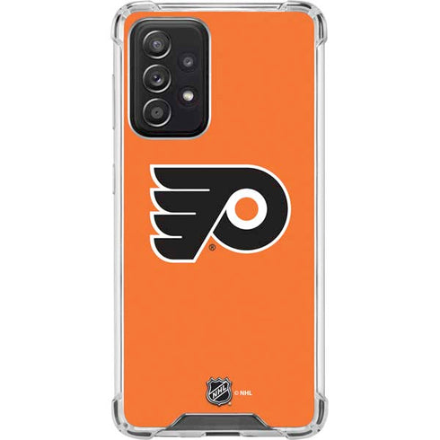 NHL Philadelphia Flyers Logo Galaxy A52 5G Clear Case